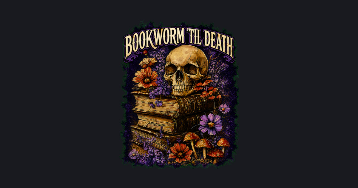 Bookworm Til Death Baseball T-Shirt - Image 2