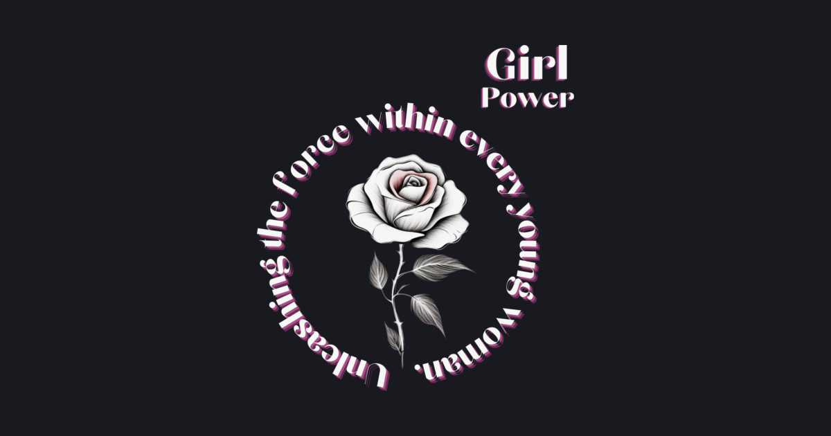 Unleashing the force within every young woman Baseball T-Shirt - Image 2