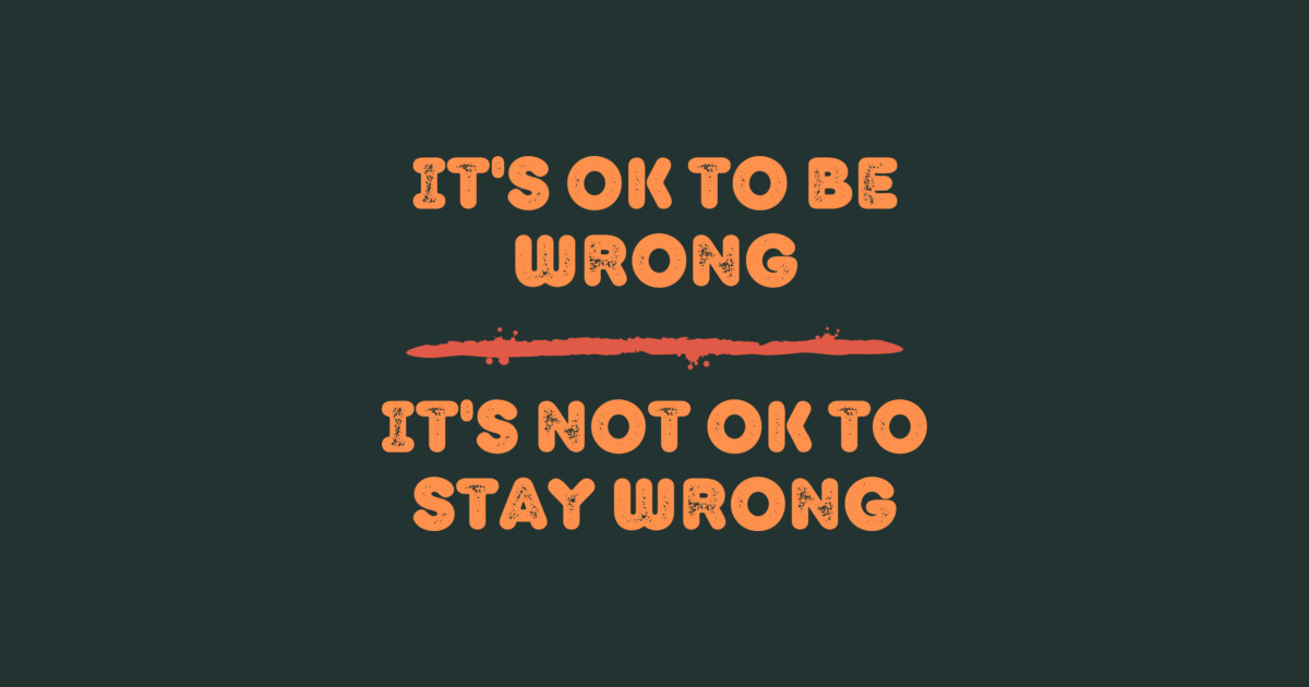 It’s OK To Be Wrong – Growth Mindset Crewneck Sweatshirt - Image 2
