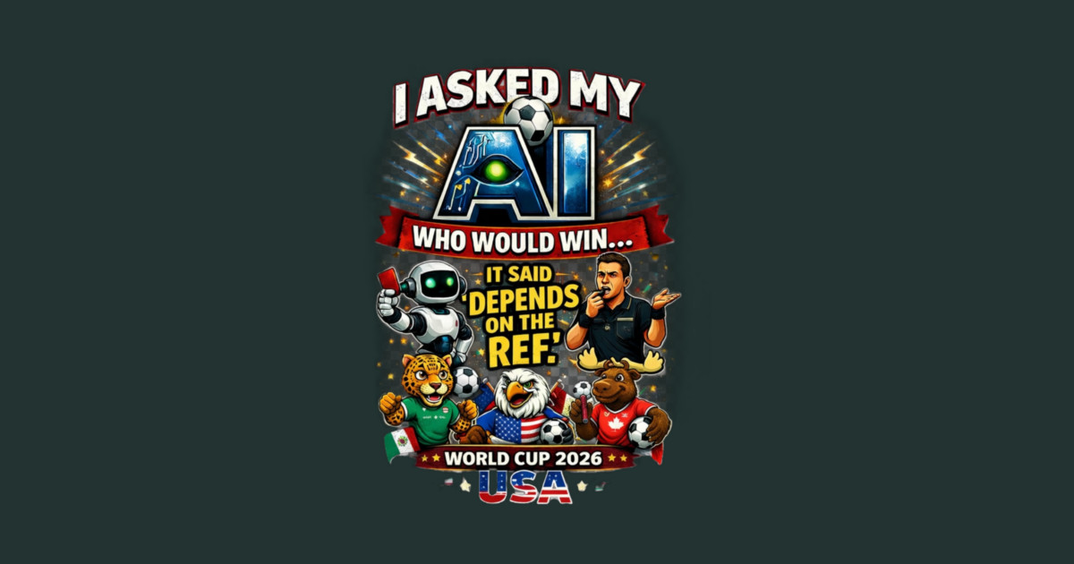I Asked My AI Who Would Win the World Cup 2026 - Funny Hoodie - Image 2