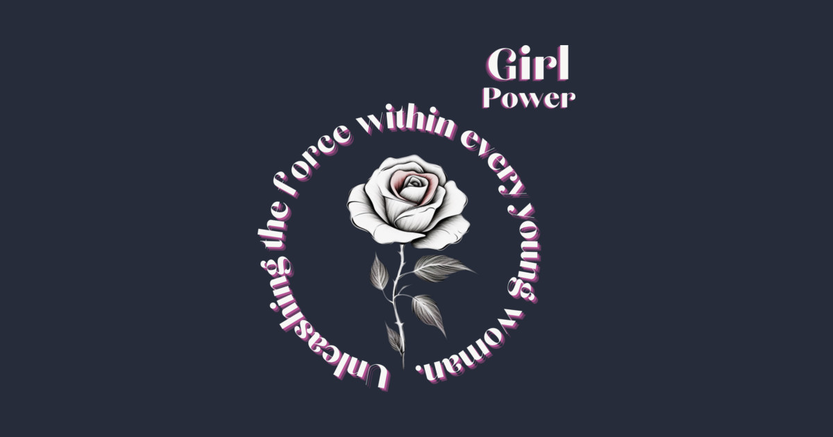 Unleashing the force within every young woman Crewneck Sweatshirt - Image 2