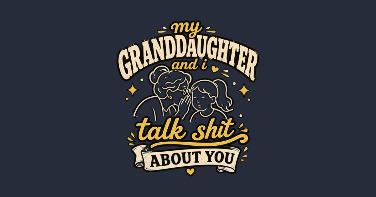 my granddaughter and i talk shit about you Tapestry - Image 2
