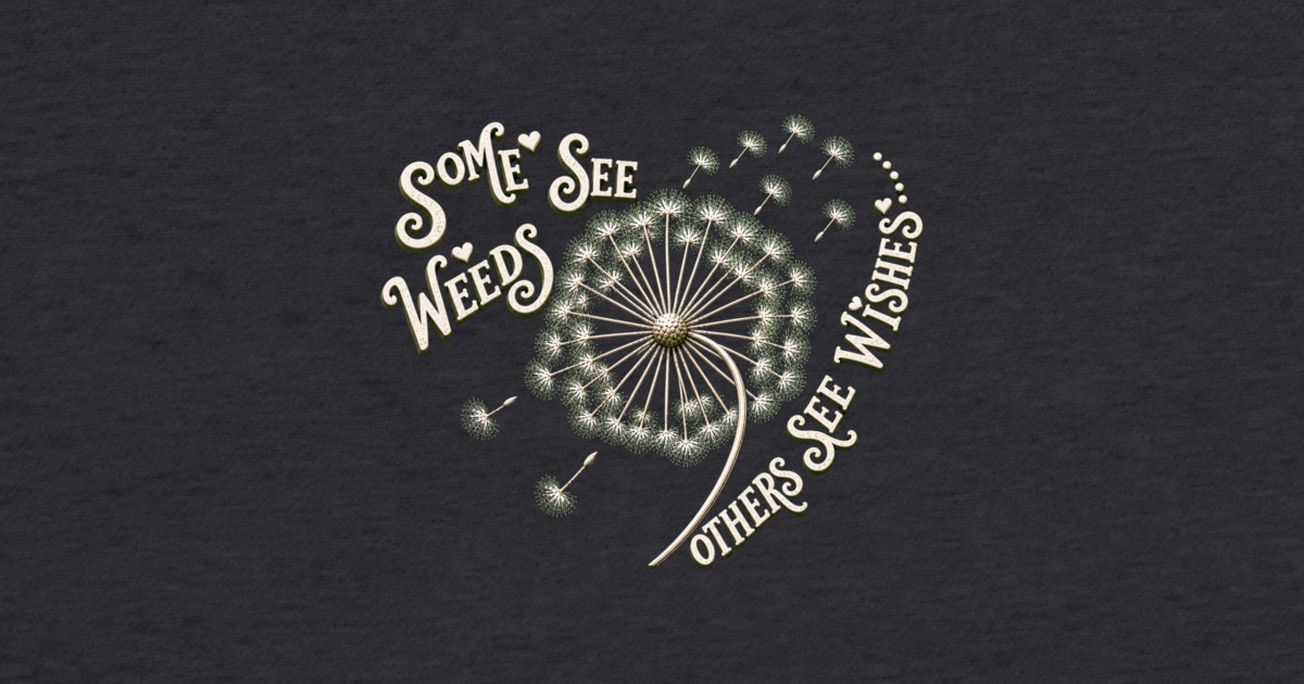 Some See Weeds - Others See Wishes Crewneck Sweatshirt - Image 2