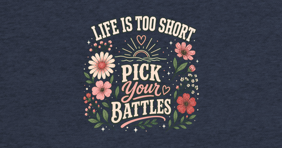 Life Is Too Short, Pick Your Battles Posters and Art - Image 2
