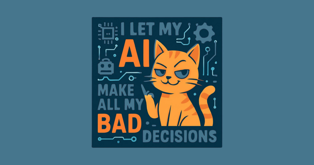 I Let My AI Make All My Bad Decisions Long Sleeve T-Shirt - Image 2