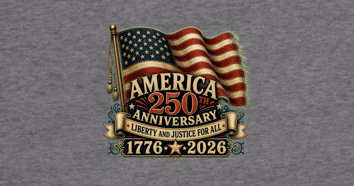 America 250th Anniversary - Liberty And Justice For All Hoodie - Image 2