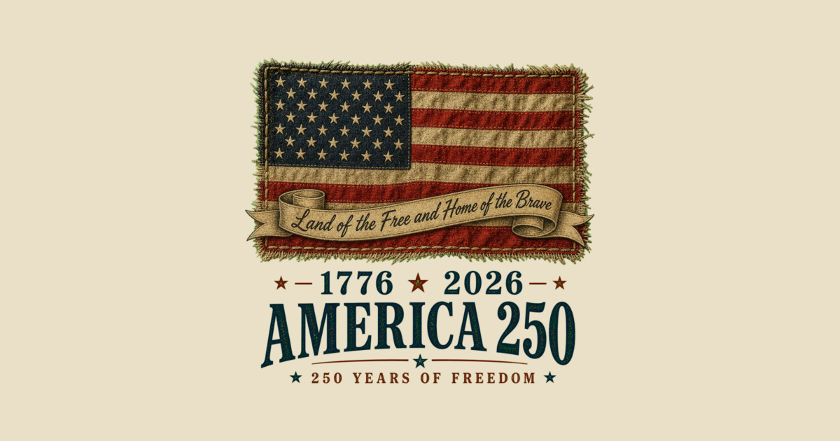 America 250th Anniversary - Land of the Free and Home of the Brave Hat - Image 2