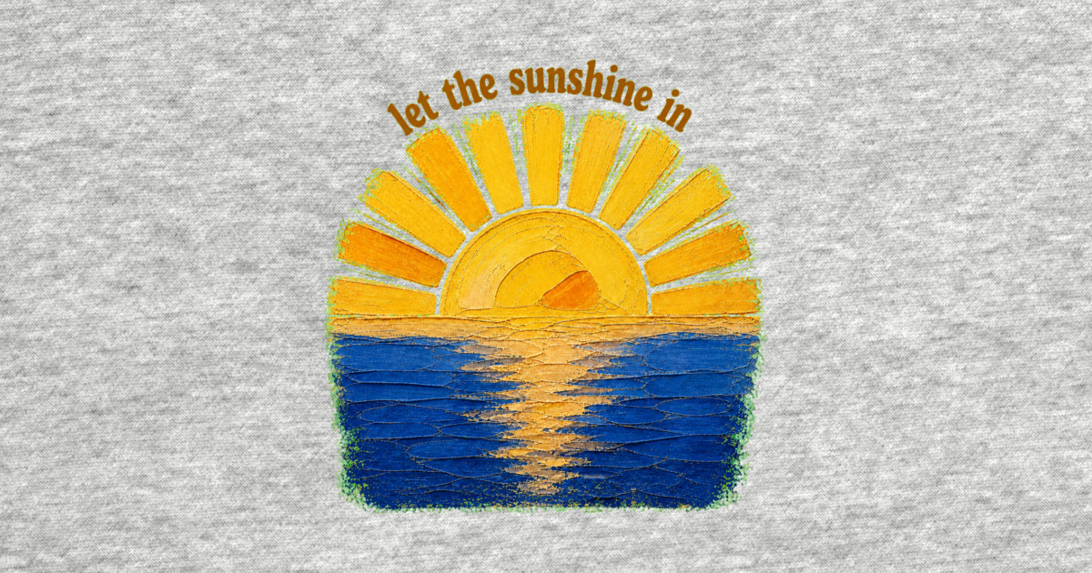 Let The Sunshine In Baseball T-Shirt - Image 2