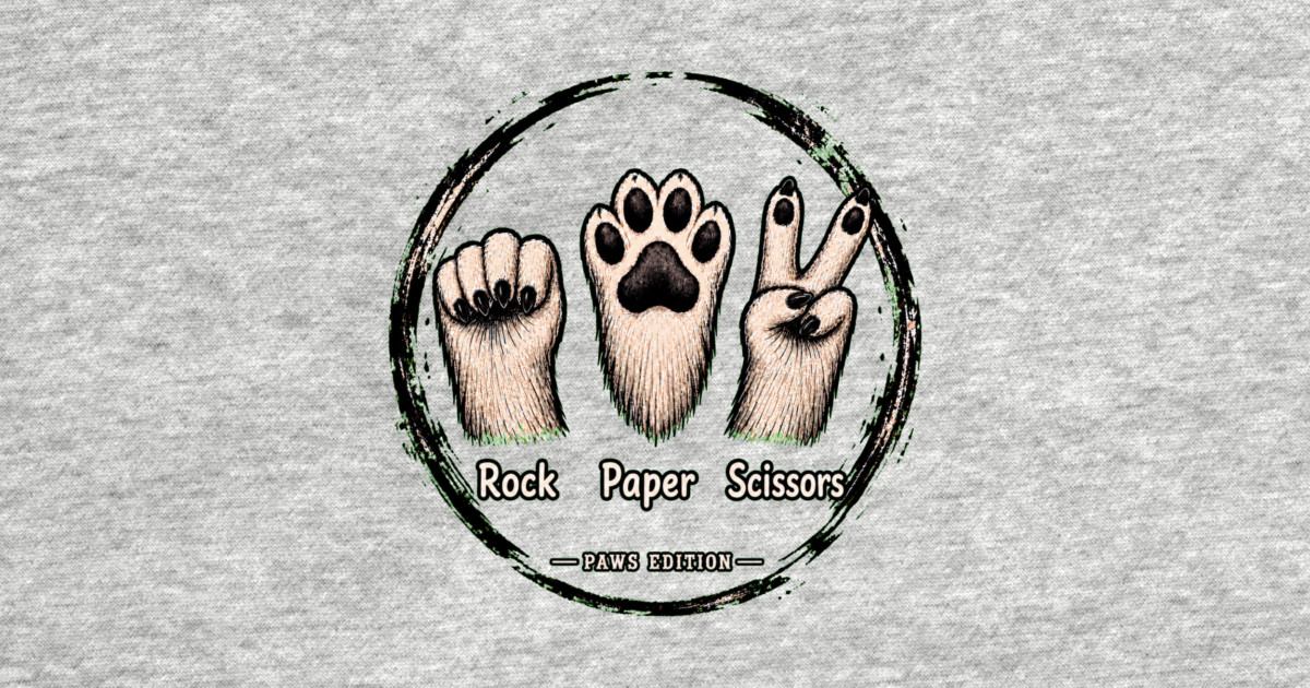Rock Paper Scissors - funny Pillow - Image 2
