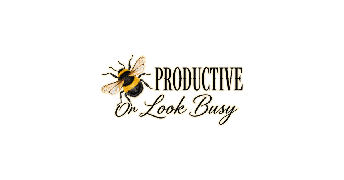 Be Productive, Or Look Busy Tank Top - Image 2