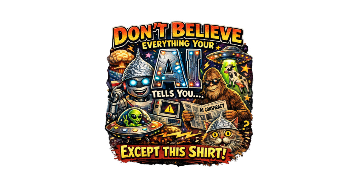Dont believe everything AI tells you Mug - Image 2