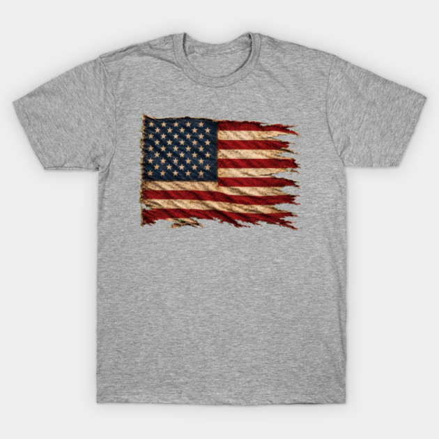 Distressed American Flag T-Shirt