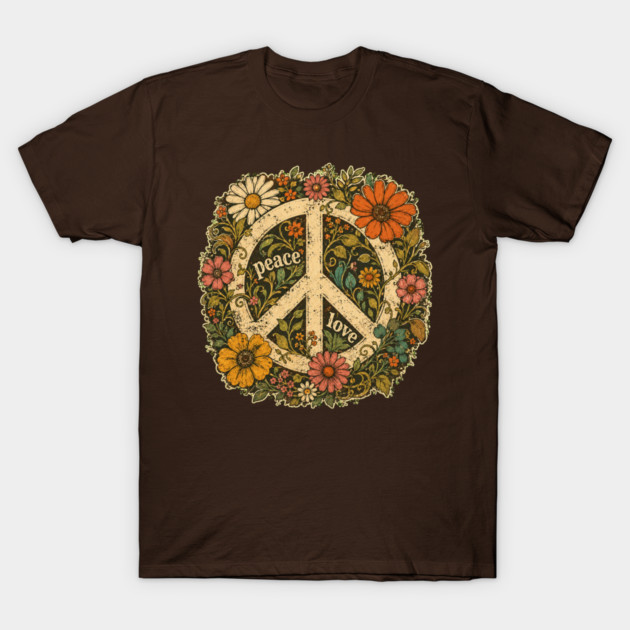 Peace and Love Sign T-Shirt