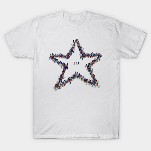 Little People Shaped Star T-Shirt