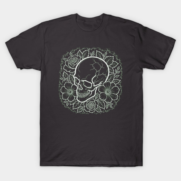Skull and Flowers T-Shirt