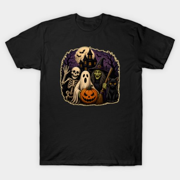 Spooky Halloween Group T-Shirt